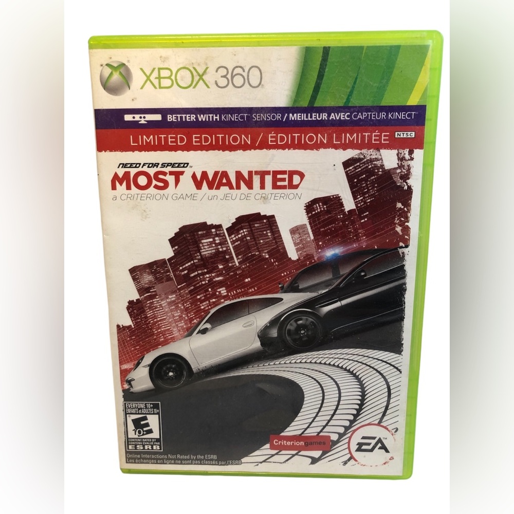 Need for Speed: Most Wanted - A Criterion Game, Limited Edition (Xbox 360, 2012)